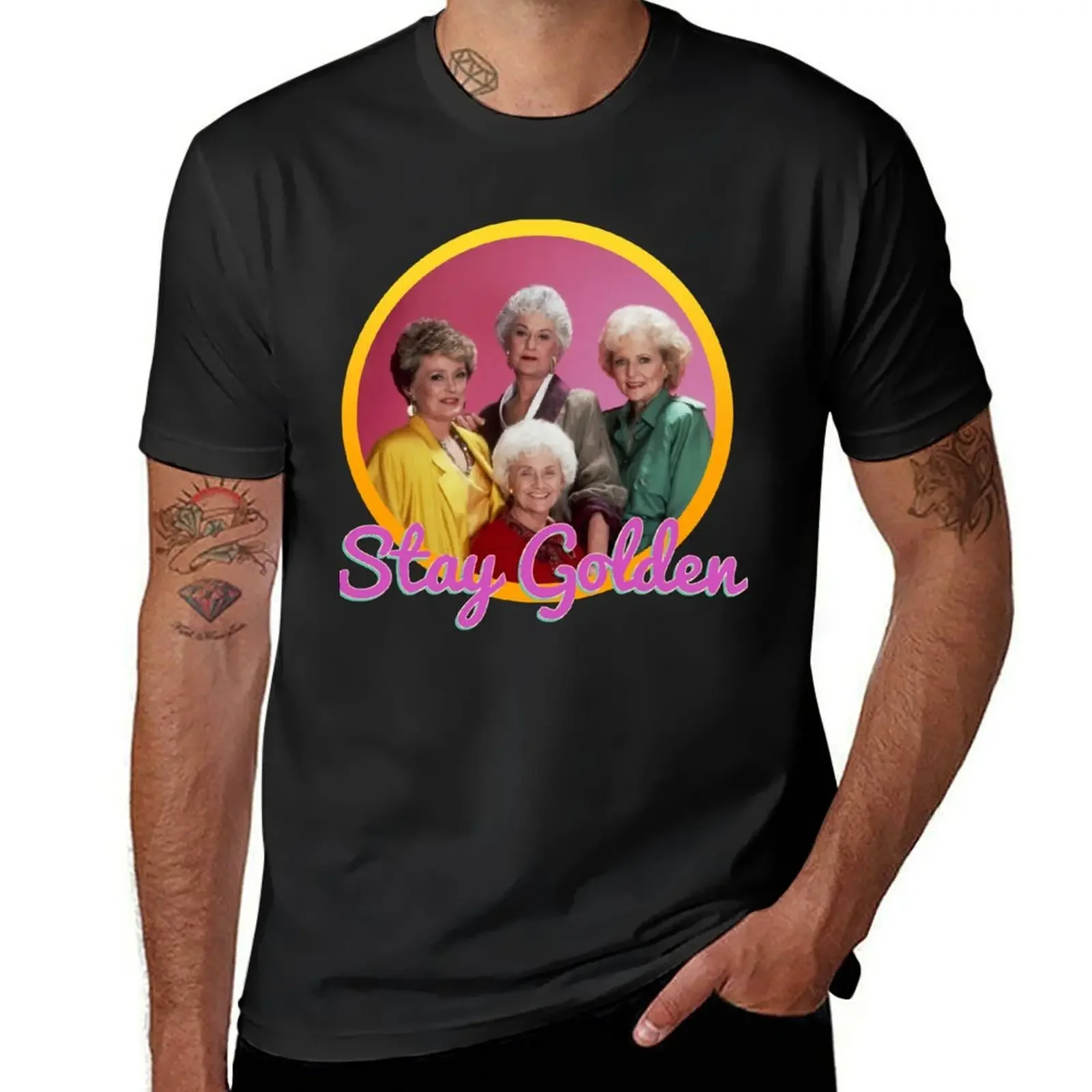 Stay Golden, Girls T-Shirt oversizeds essential t shirt street wear mens designer clothes