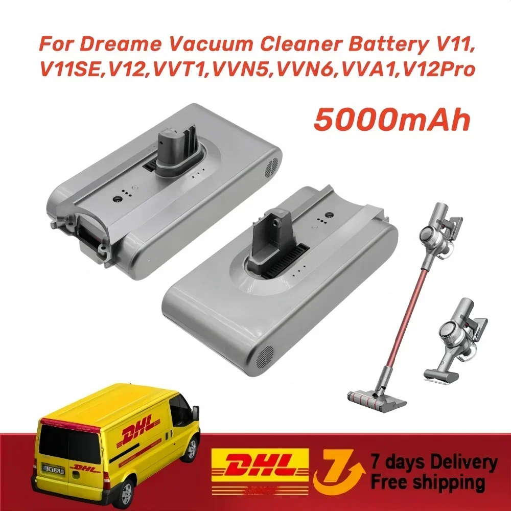 

ORIGINAL Dreame V11 V11SE V12 VVT1 VVN6 VVA1 Replacement Battery for Dreame Handheld Cordless Vacuum Cleaner Accessory