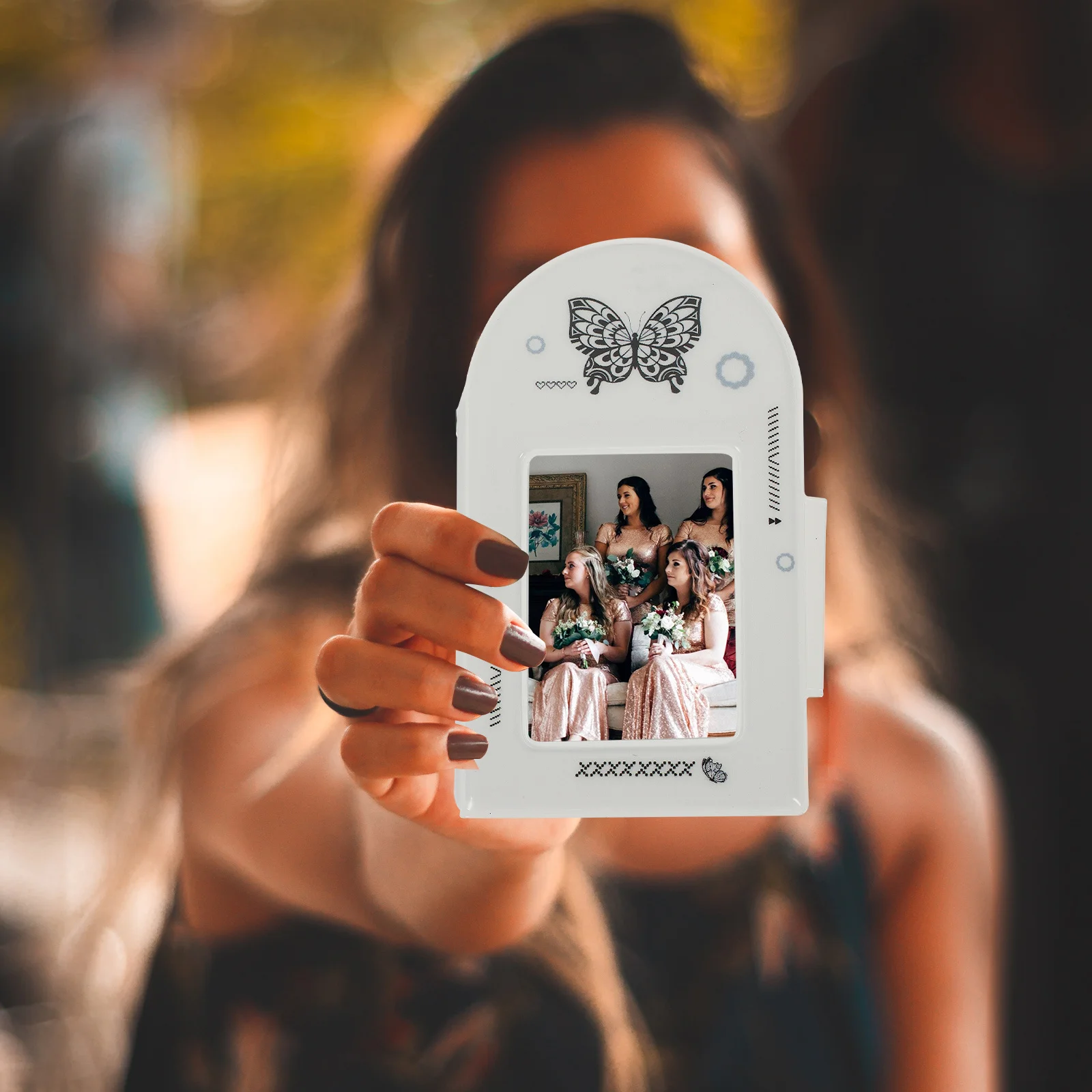 Маленький фотоальбом, портативный держатель для фотографий из ПВХ для фотографий, открыток, семейных воспоминаний для скрапбукинга своими руками, мини-альбом для фотокарт, подарок на память