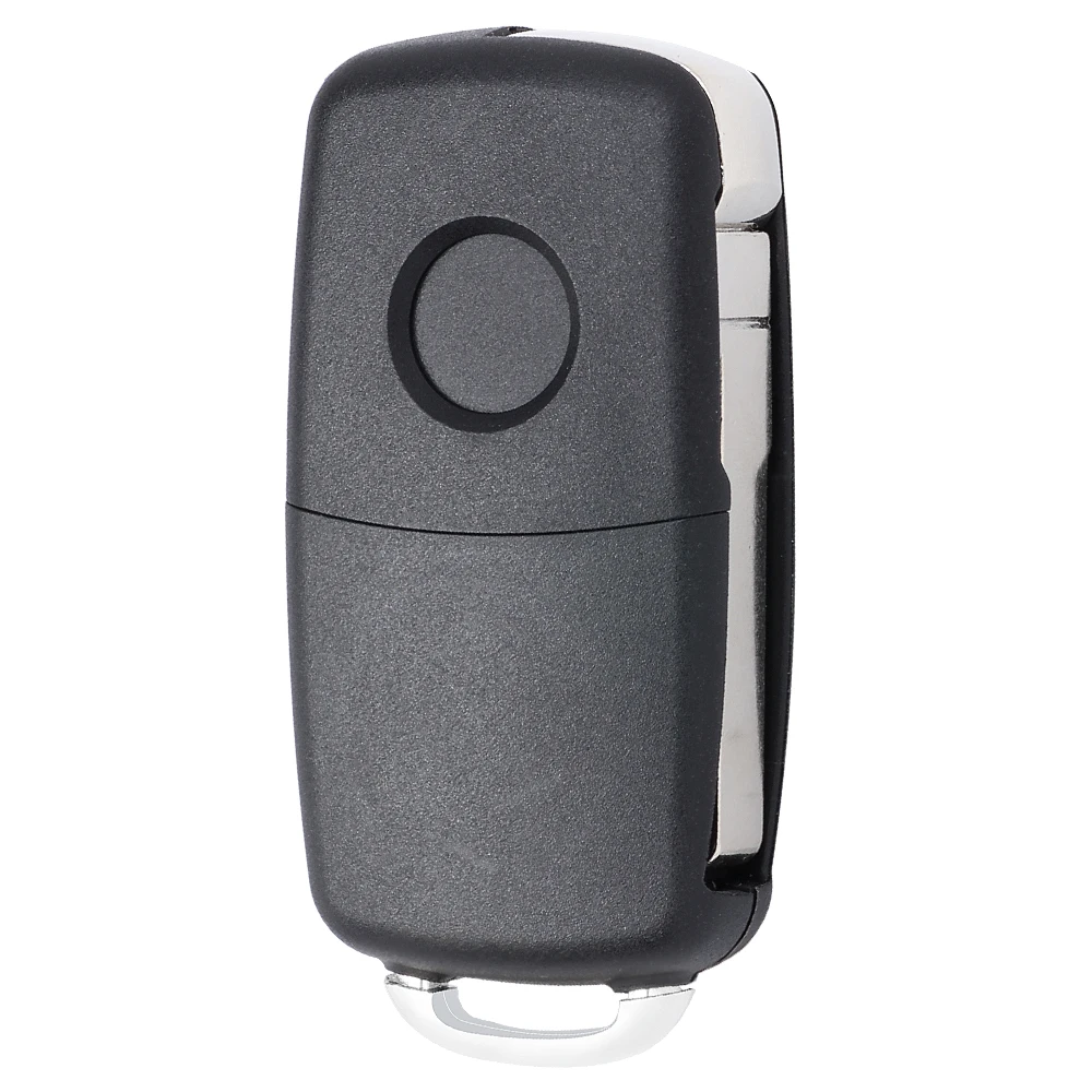 KEYECU 2B/3 Button Flip Remote Folding Key Shell Case Housing Uncut Blade Fob for VW VOLKSWAGEN Tiguan Golf Sagitar Polo MK6