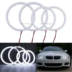 Cotton LED Halo Rings For BMW M3 E90 E91 LCI 06-12 with HID Headlight Angel Eyes