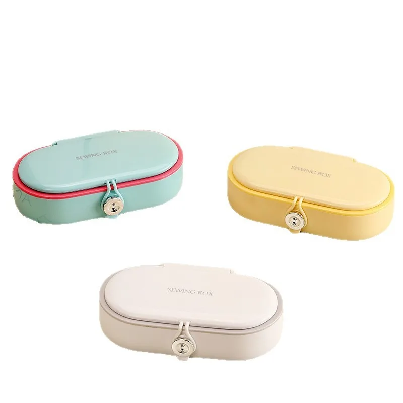 New Magnetic Sewing Kit High Quality Household Needle Thread Storage Box For Dorm Family Mending