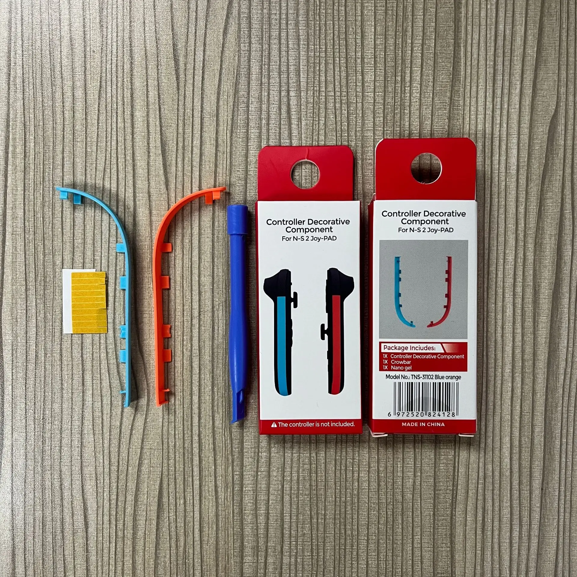 Decoratieve strips voor Switch 2-controller, eenvoudig te onderscheiden linker- en rechterhandgrepen voor Switch2-gamingaccessoires