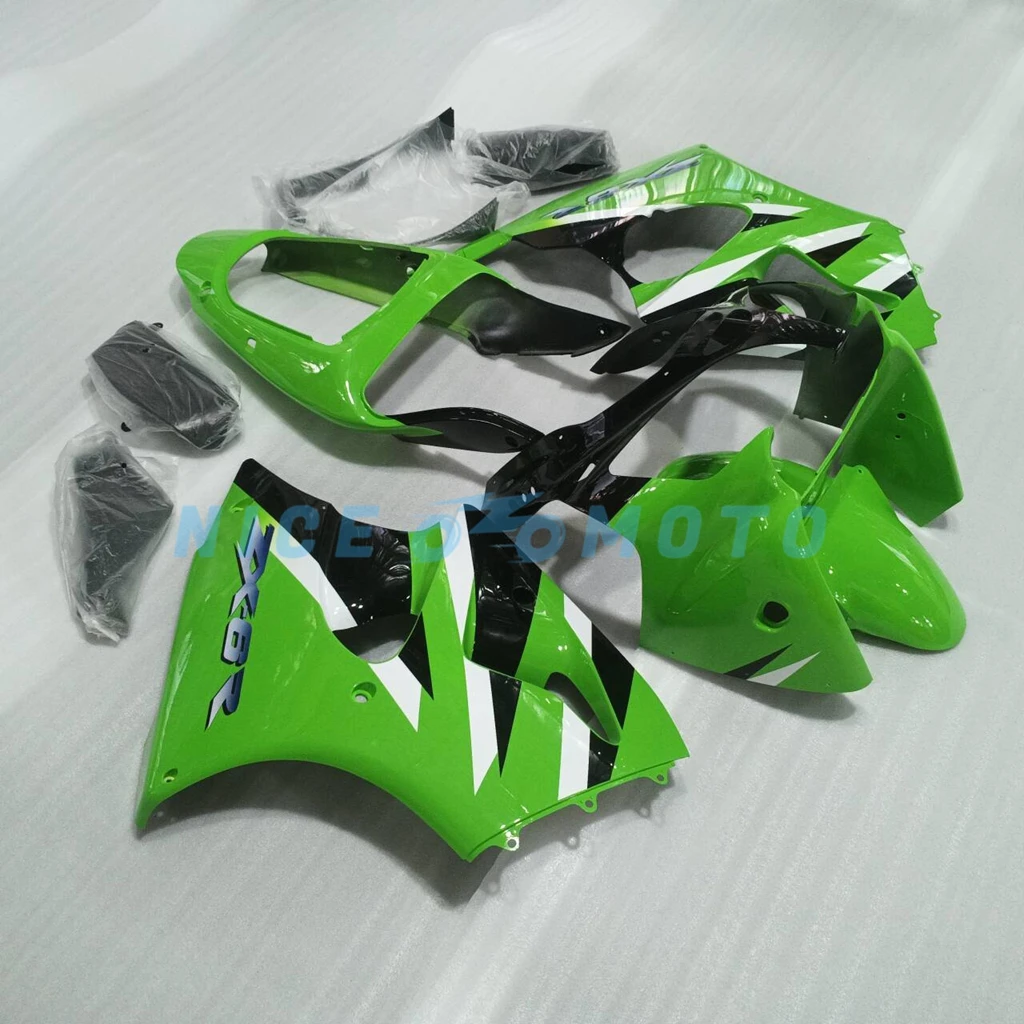 

Подходит для Ninja ZX6R 2000 2001 2002, зеленые обтекатели для мотоцикла из АБС-пластика ZX-6R 00 01 02