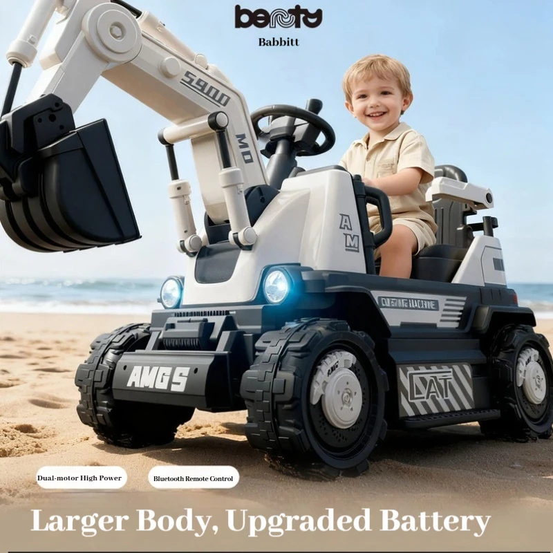 Powerful Remote Control Excavator Toy 2026 New Large Ride‑On Digger With Simulated Digging & Lifting Function Construction Toy