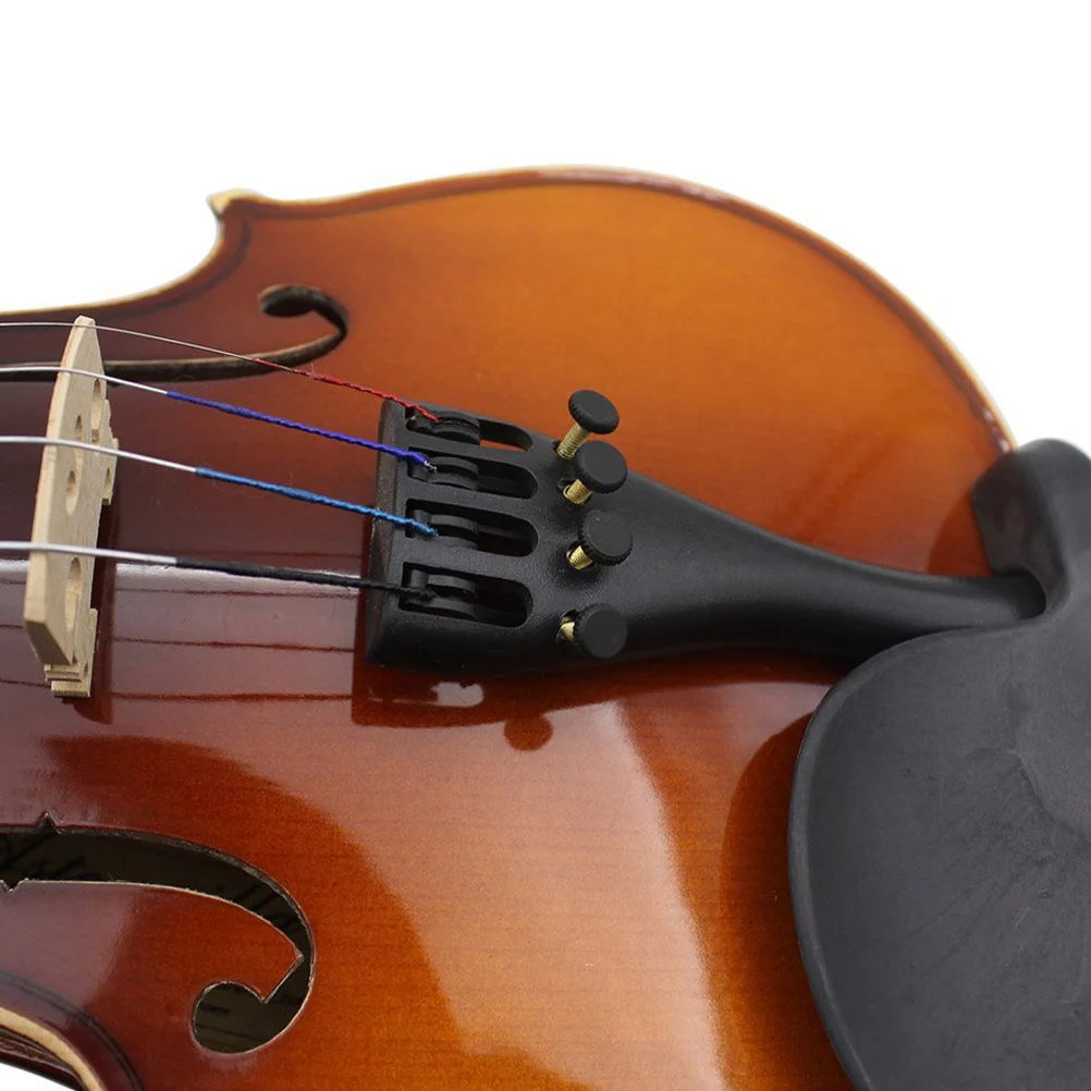 

Violin Tailpiece 4 Fine Tuners Aluminum String Board Musical Instrument Part Violin Accessories Durable Gift