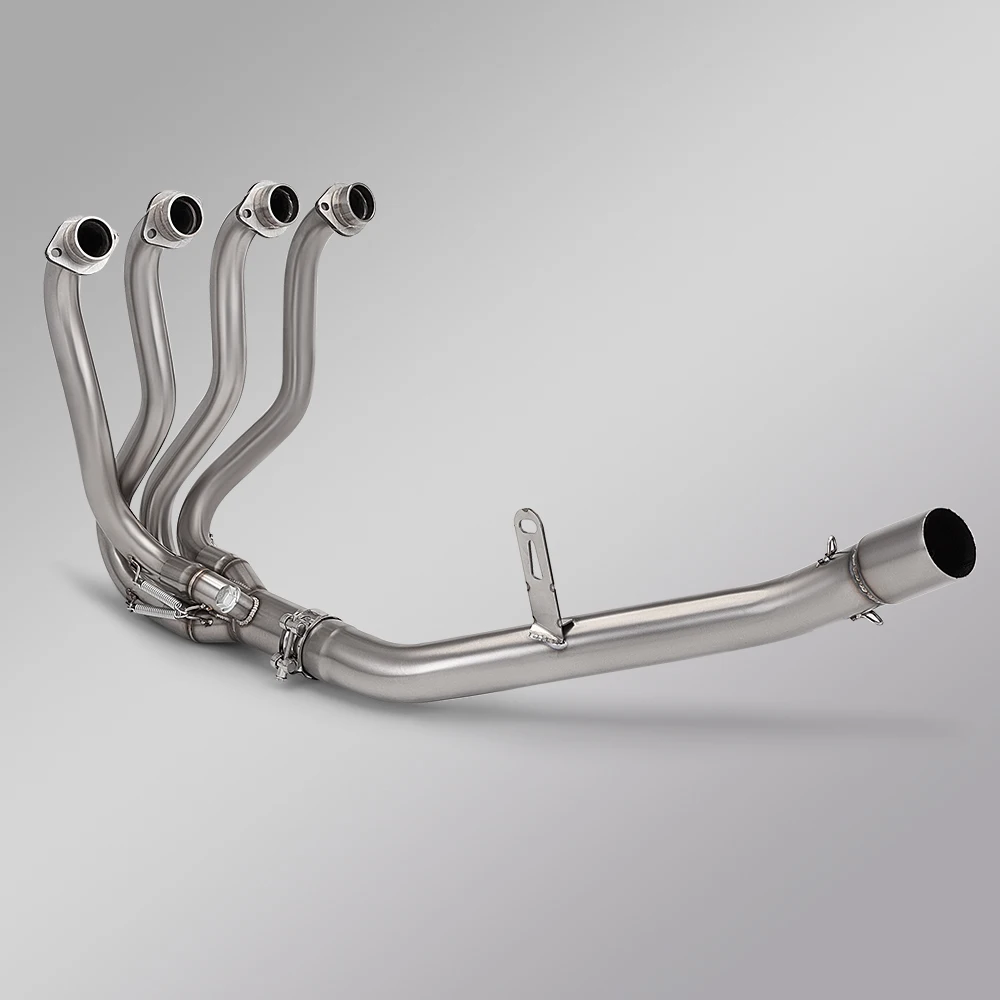 Front Header Tail Pipe Full Slip On Exhaust Kit High Performance Mod Accessories For ZXMOTO 500RR Racing Motorcycle