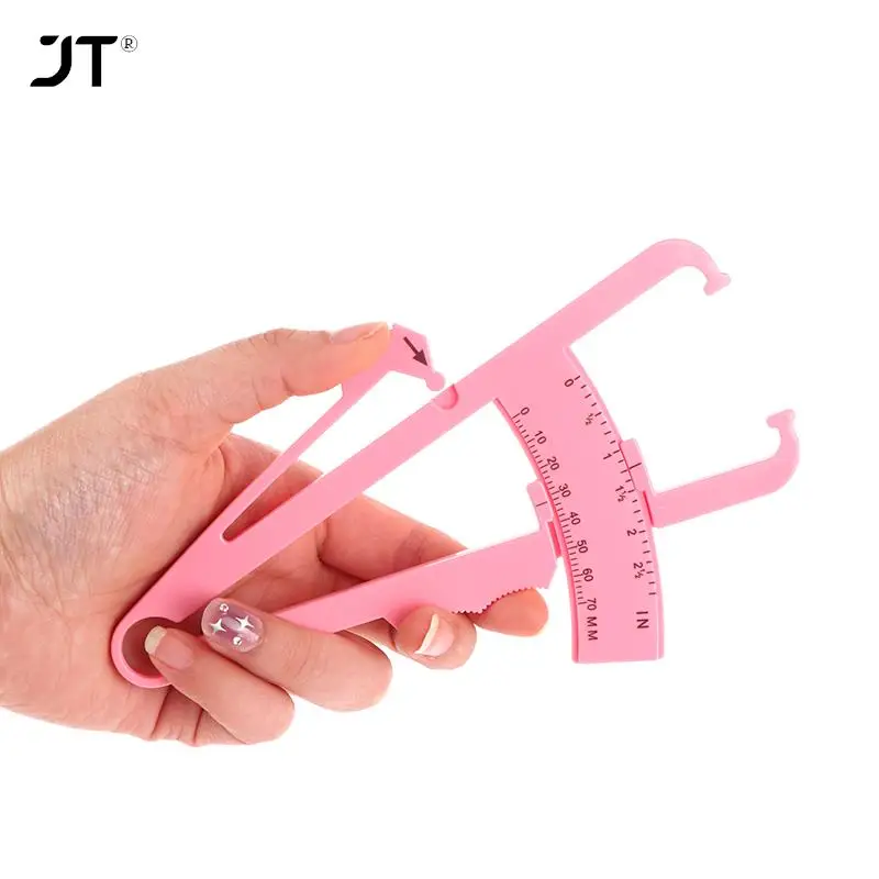 1pc Personal Body Fat Caliper Skin Analyzer Measure Charts Fitness Slim Keep Health Tester Body Fat Monitor Sebum Meter Folder