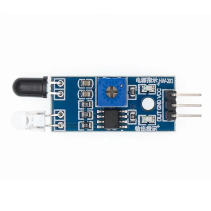 10pcs/Infrared Beam Detection Component Photoelectric Reflective Obstacle Avoidance Sensor for Smart Vehicle