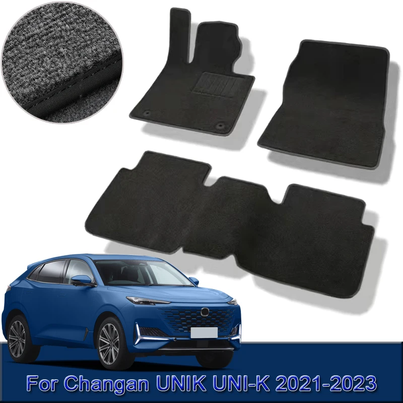 For Changan UNIK UNI-K 2021-2023 Custom Car Floor Mats Waterproof Non-Slip Floor Mats Interior Carpets Rug Foot Pads Accessories