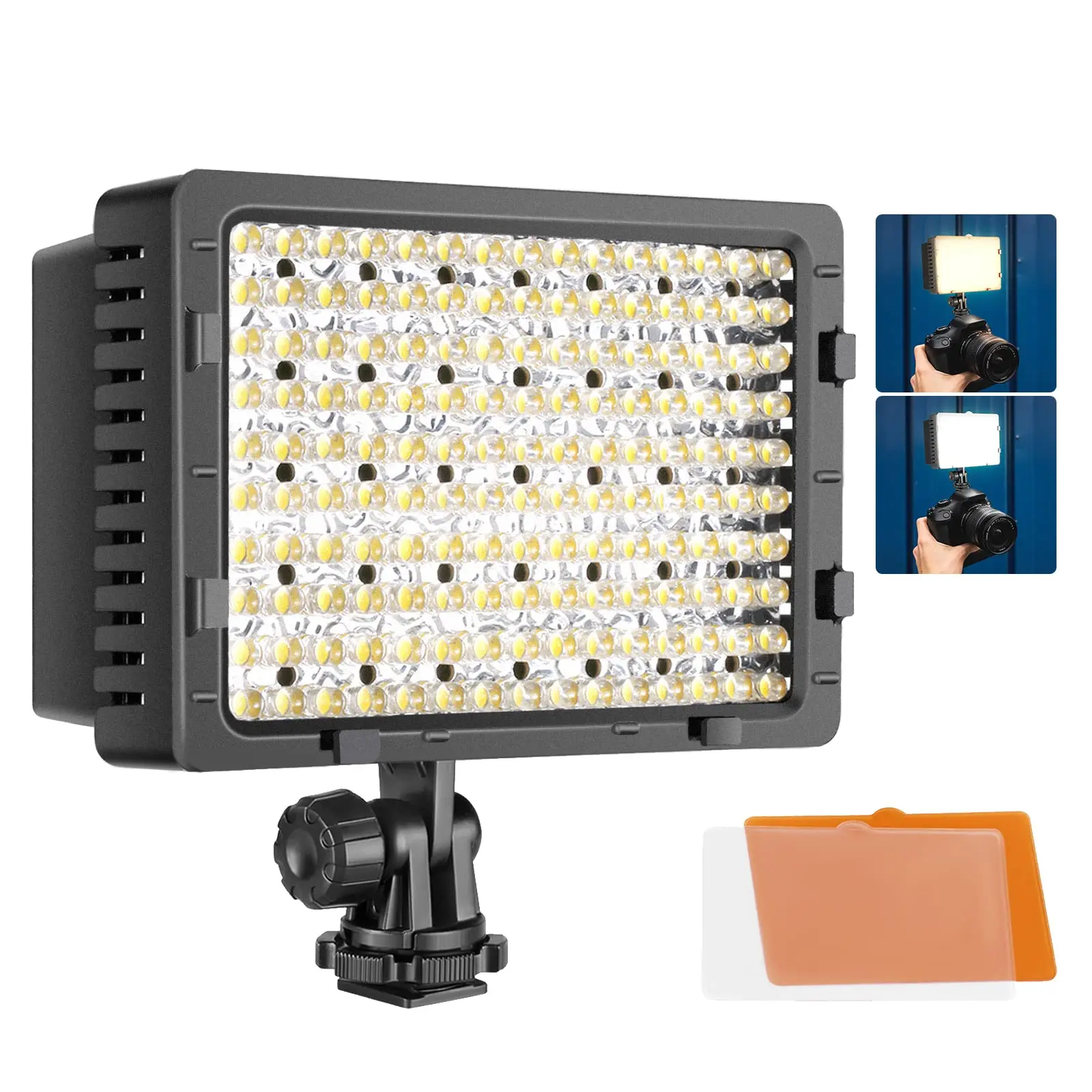 

NEEWER 160 LED CN-160 Dimmable Ultra High Power Panel Digital Camera for Canon, Nikon, Pentax, Panasonic,SONY, Samsung Olympus