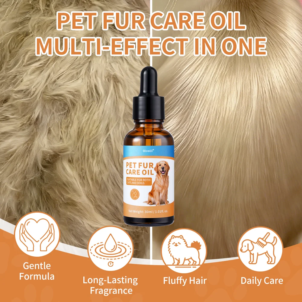 Pet Fur Care Oil Sp…