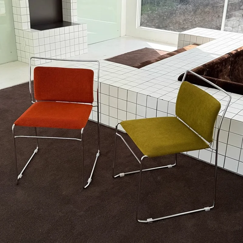 

Antique Dining Chair for Small Household Use, Internet Celebrity, High-end Study Chair, Coffee Shop, Soft-back Chair