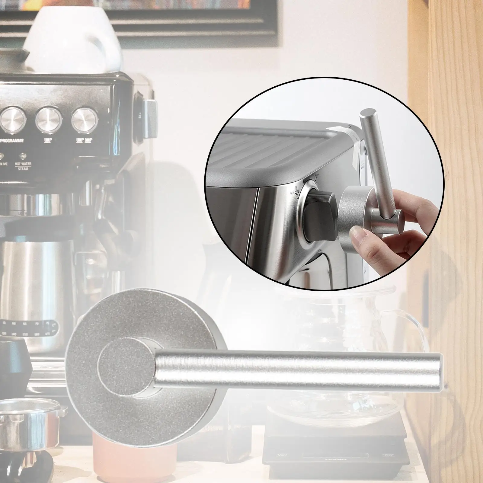 Паровой рычаг для эспрессо-машины, полированный для аксессуаров для эспрессо-машины 878.