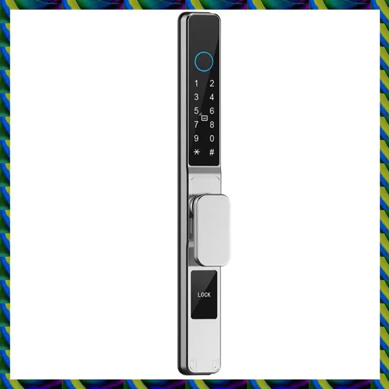 Daily Smart Electronic Door Lock Double Hook Mortise Fingerprint Password Electronic Sliding Door Lock B