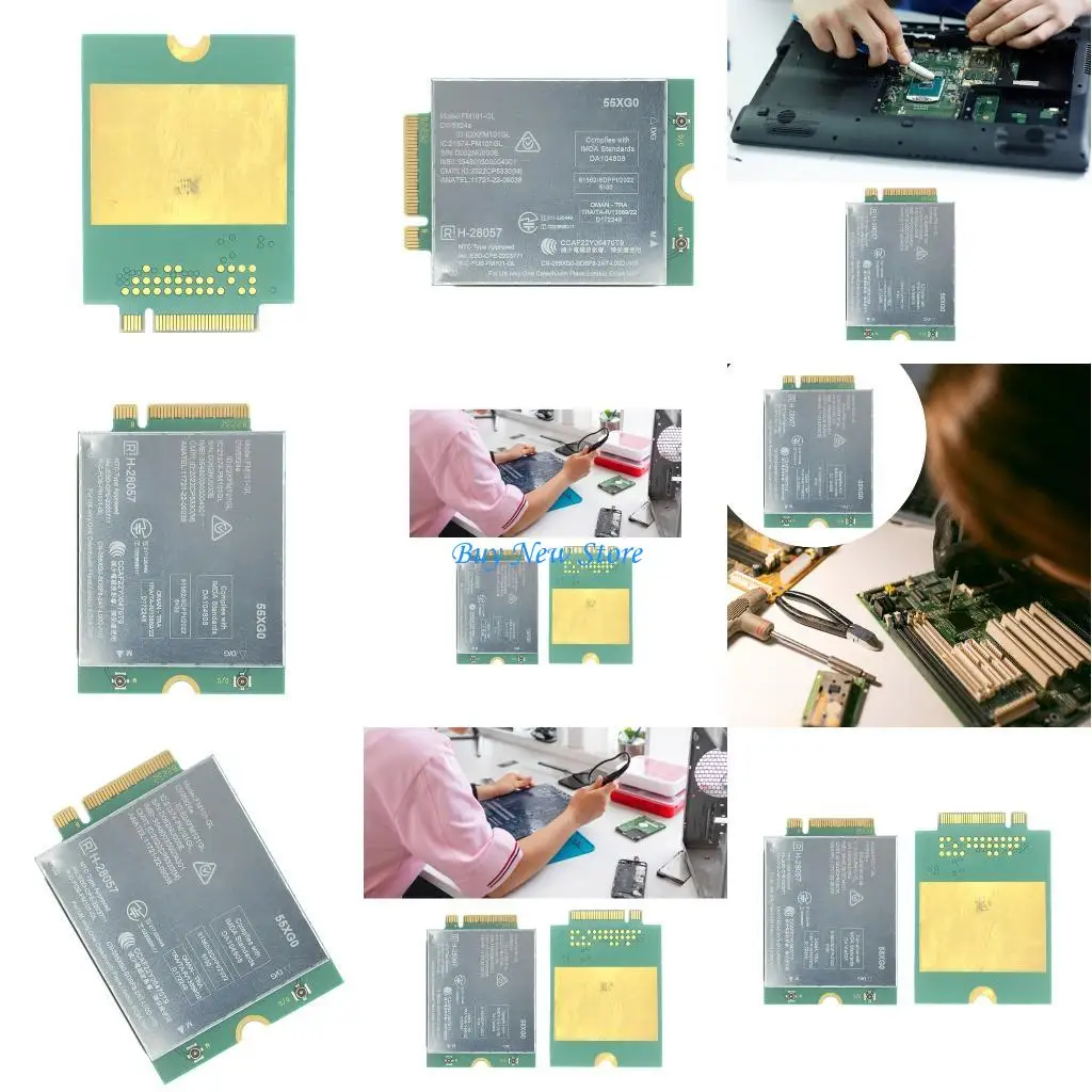 

20CE FM101-GL DW5824e-eSIM 4G Modem With Enhanceds Receiver Sensitivity and A GNSS Support for 3140 7330 Laptop