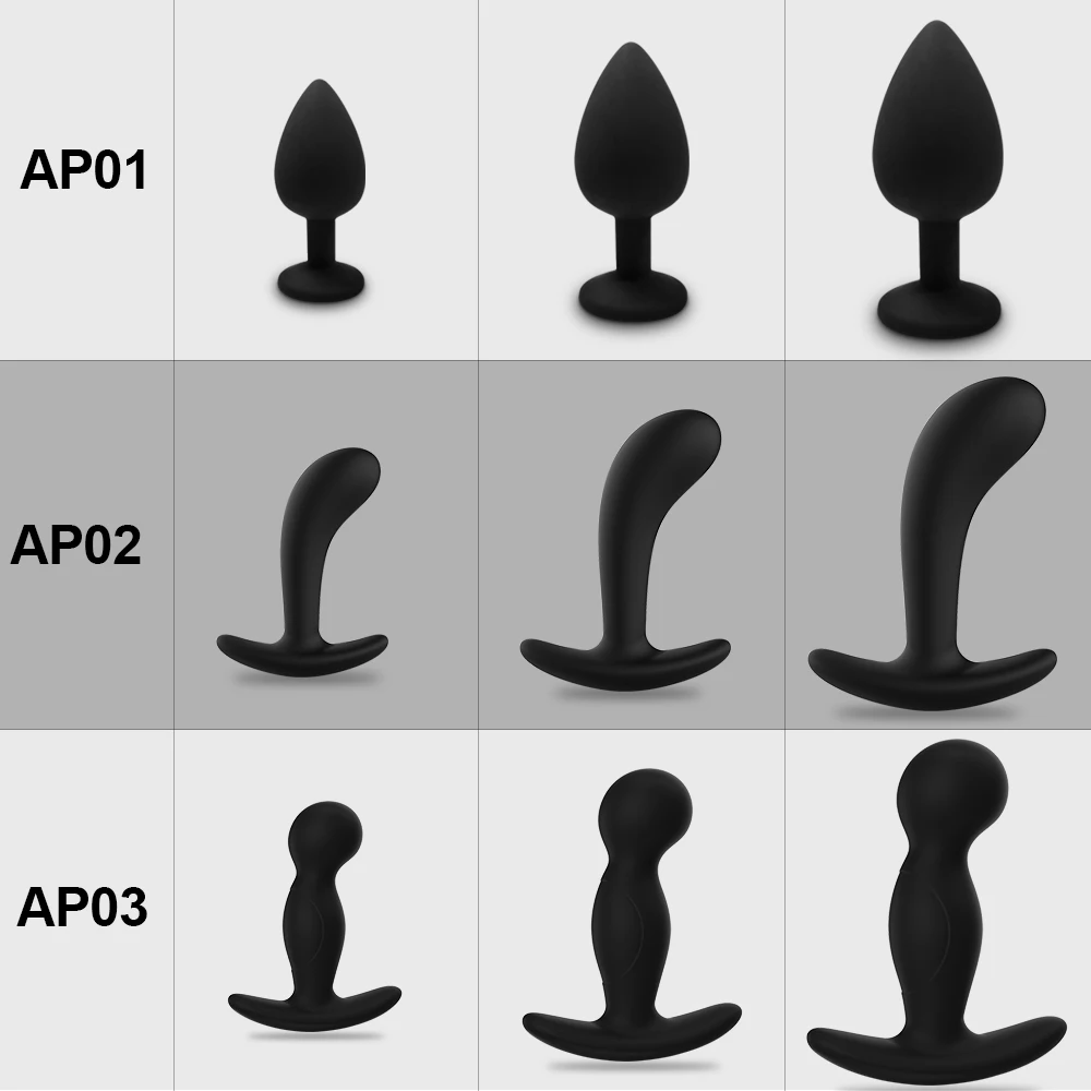 Beginner Soft Silicone Anal Plug for Men Women Anal Sex Toy Easy to Clean Butt Plug Prostate Stimulator for Men Adult Supplies