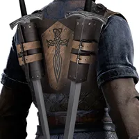 Medieval Century Viking Style Double Sword Set Cosplay Costume Nordic Vintage Amazon Temu Cross-border Sword Play Props