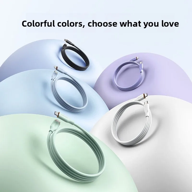 

ANKER Dual Head Typec 240W Data Cable PD3.1 Fast Charging Cable Skin Friendly Silicone Soft Suitable for Laptops IPhones Tablets