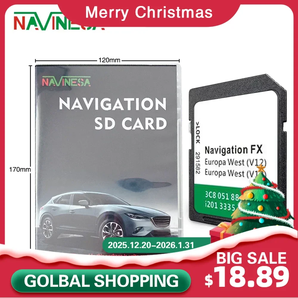 

SD Memory Card Navigation FX V12 Nav for VW Amarok (2H) Jetta 2010 2011 2012 013 2014 2015 2016 2017 2018 2019 Car