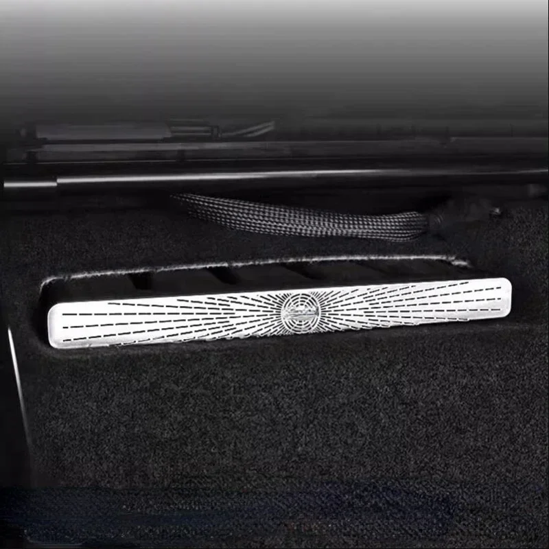 

For Mercedes Benz E Class W214 2024-2025 Stainless steel Car Seat AC Air Conditioner Duct Vent Outlet Cover Trim Car Accessories