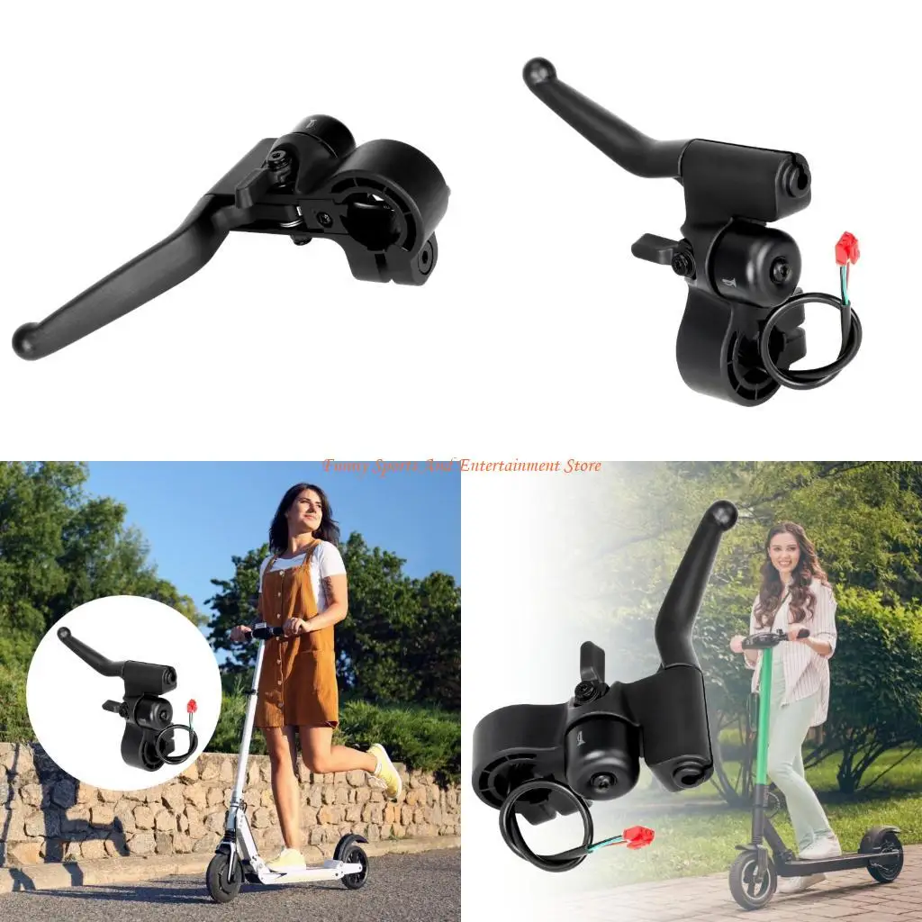 

C4DE Light Weight Plastic And Metal Brakes Handle Grip With Bells Brakes Systems Component For Kids And Adults 6Lite Scooter