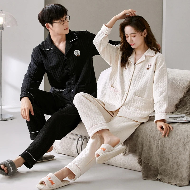 

Pajama Sets Vintage Women Microfiber Blue Stripes Pattern Ultra Soft Quick Drying Anti-Static Round Neck Short Sleeve Pants 2026