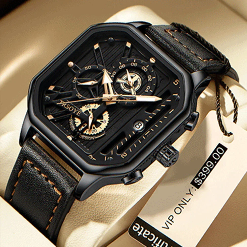 

Women BELUSHI Watches Watch Wrist for Men for Men Leather Quartz Watch Waterproof Men'S Watches Man Luxury Brands 2025