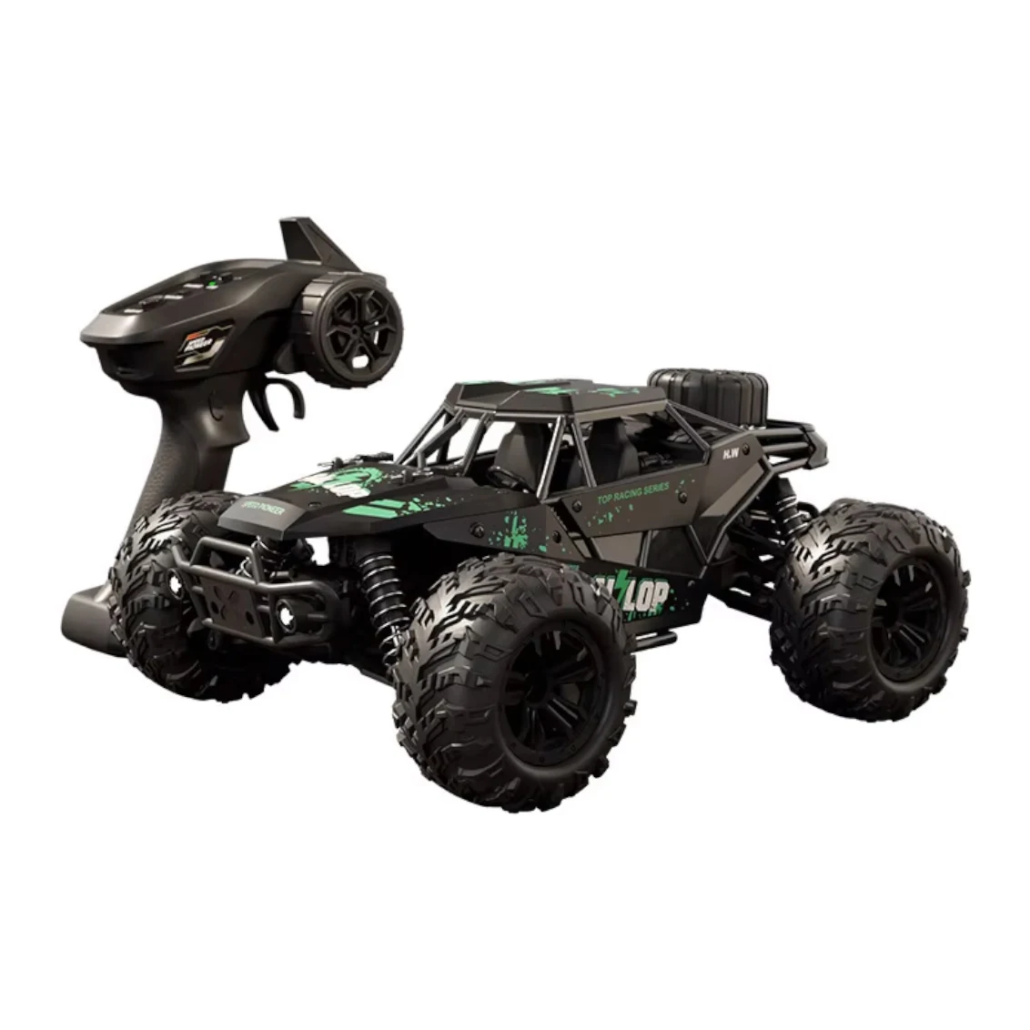 

High-Speed 4WD Brushless RC Car Big Foot Off-Road Modified Climbing Drifting Remote Control Toy Vehicle for Ages 14+