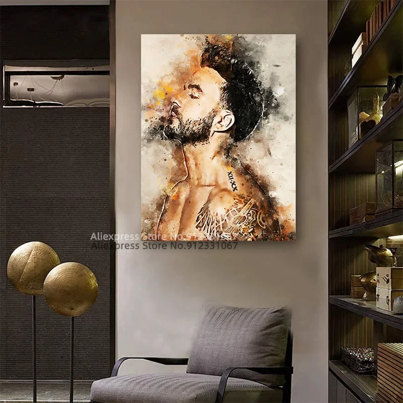 Luis Fonsi Art Poster Art Posters and Prints Wall Canvas Art Decorative Painting