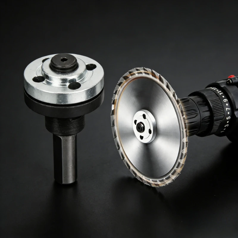 

Drill Adapter Universal Drill Adapter with Flange Nut PartsKit, for Cutting Disc Polishing Wheel Metals Handle Holder Adapter