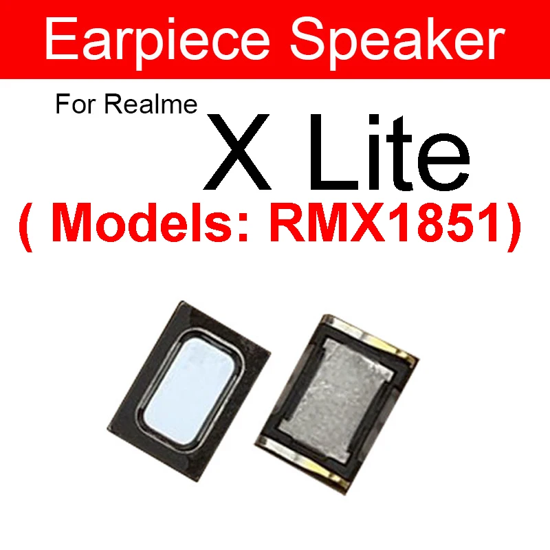 Earpiece Speaker For Realme X Lite XT X3 X2 Pro X7 Pro X50 X50M X50Pro 5G Q U1 Earphone Speaker Sound Receiver Flex Cable