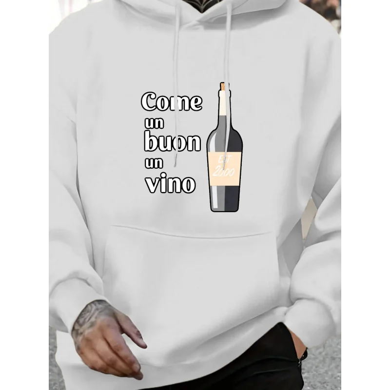 Men's Hoodie White …