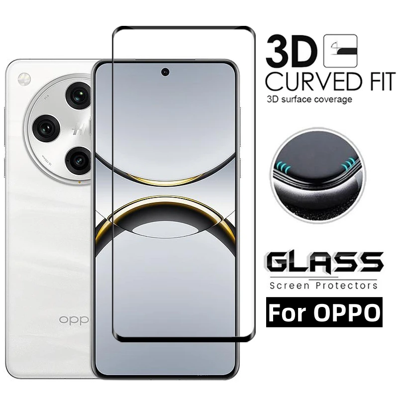 

Full Cover Glass For OPPO Find X8 Pro Screen Protector OPPO Find X8 Pro Tempered Glass HD Phone Lens Film For OPPO Find X8 Pro
