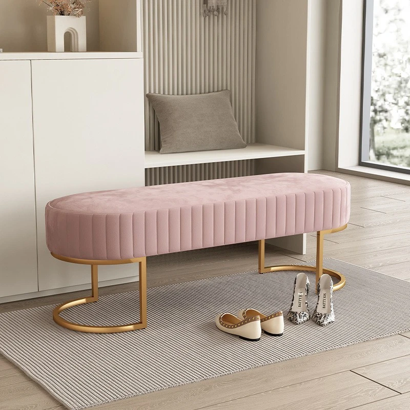 

Табурет для смены обуви, Магазин одежды для домашнего порога, Простой диван, Маленький табурет, Табурет для кровати в спальне, Низкий табурет для входа, Подставка для ног