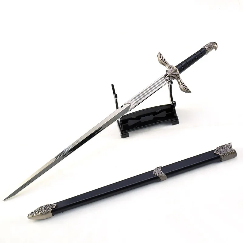 Assassin's Creed 30 cm/11.8in Metalen Zwaarden Model Rekwisieten Samurai Wapen Katana Cosplay Game Randapparatuur Vriendje Gift Outdoor speelgoed
