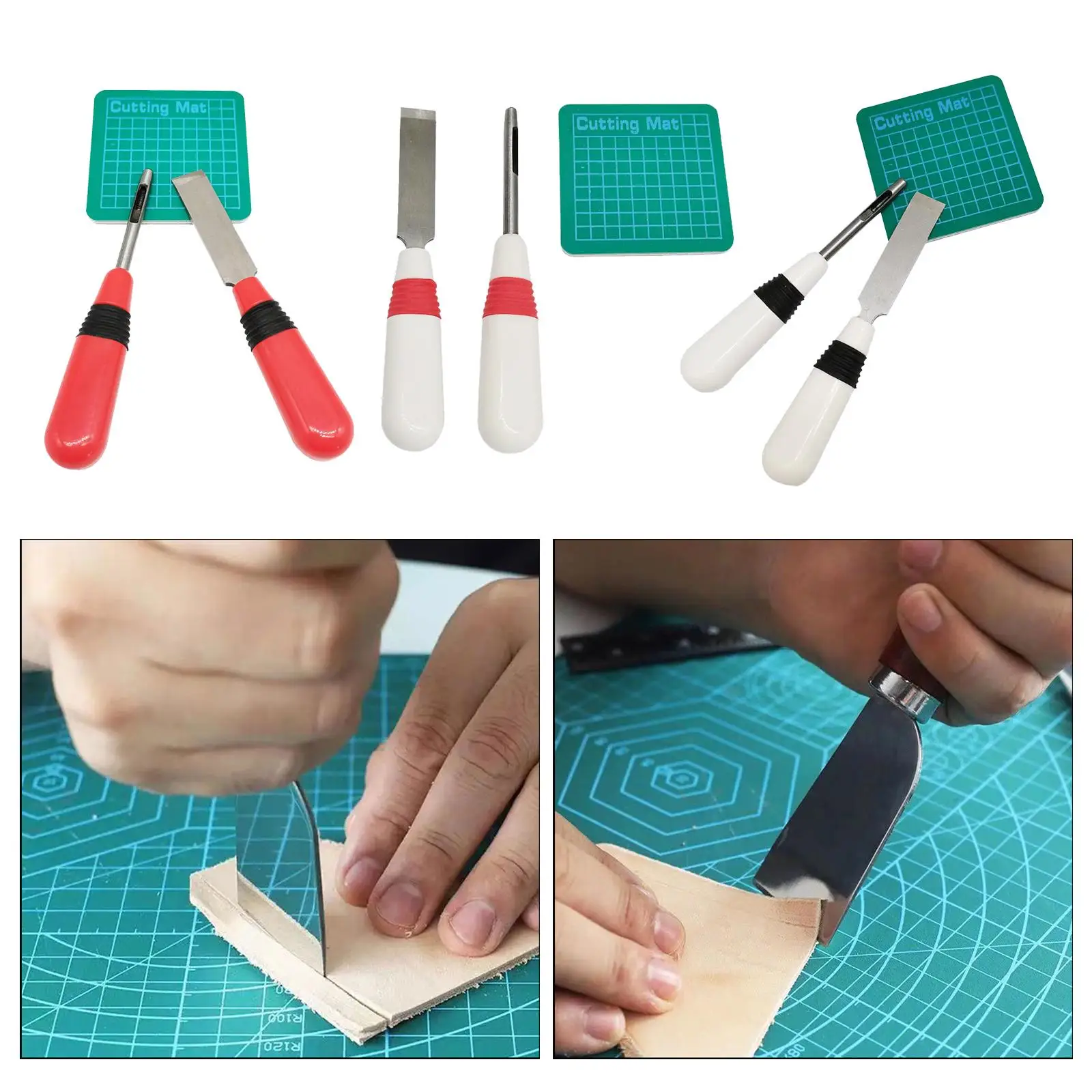 Sewing Buttonhole Cutter Set Eyehole Cutting Mat s Fabric Keyhole Puncher