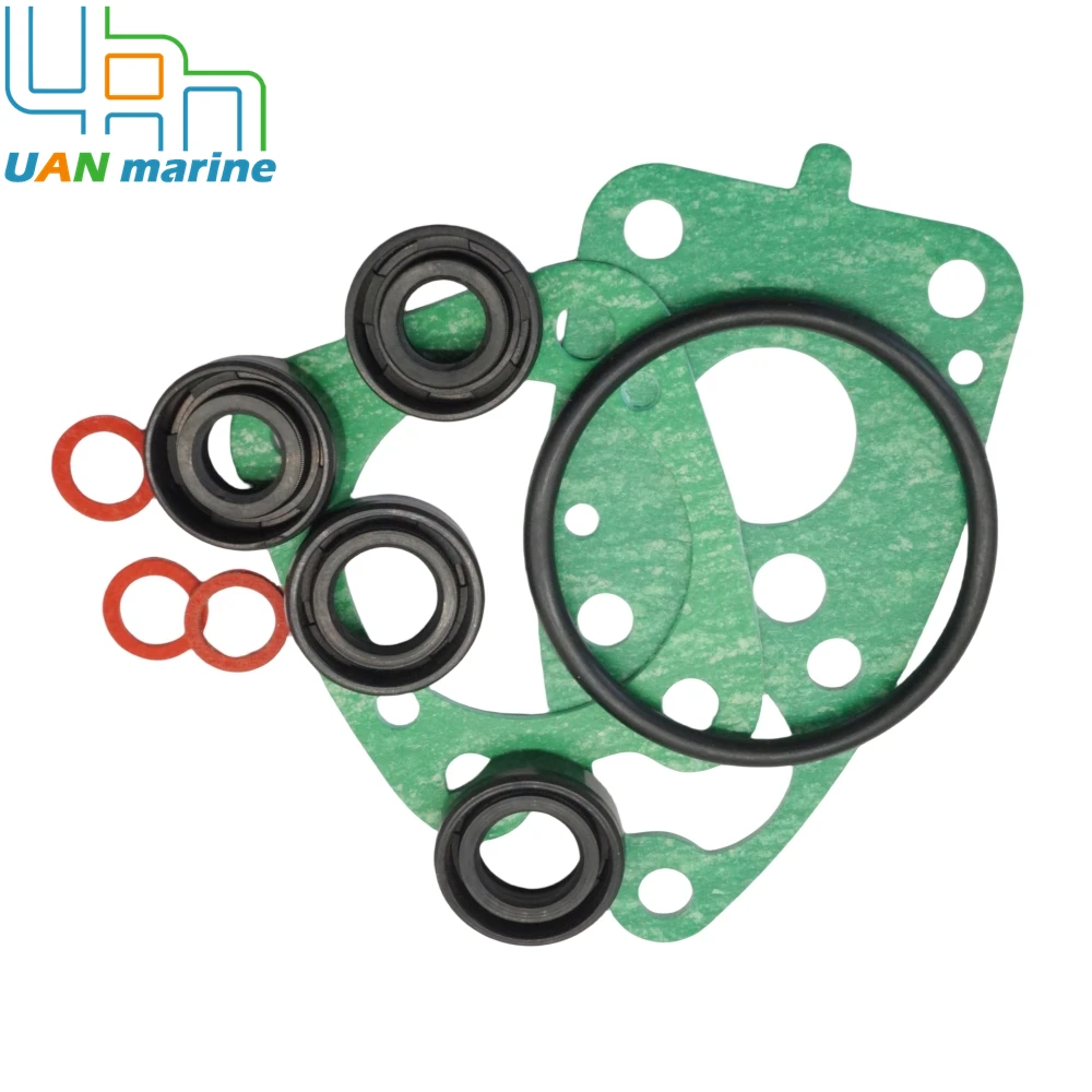 6E0-W0001-20 Lower Unit Gasket Seal Kit For 2 Stroke 4 Stroke 4HP 5HP Yamaha Outboard 6E0-W0001-C1 18-0028