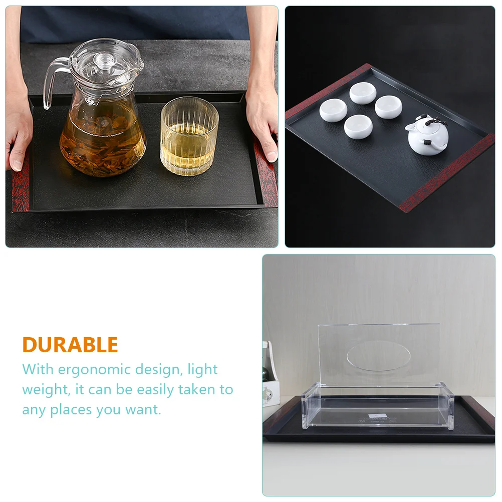 

Japanese Anti-slip Tea Tray Portion Trays Serving Fruits Household Coffee Gathering Stackable Dessert Dinner Plate