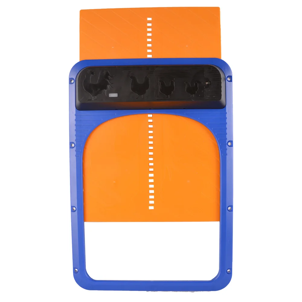Factory Direct Light Sensitive Plastic Chicken Coop Door Intelligent Automatic Chicken Cage Door