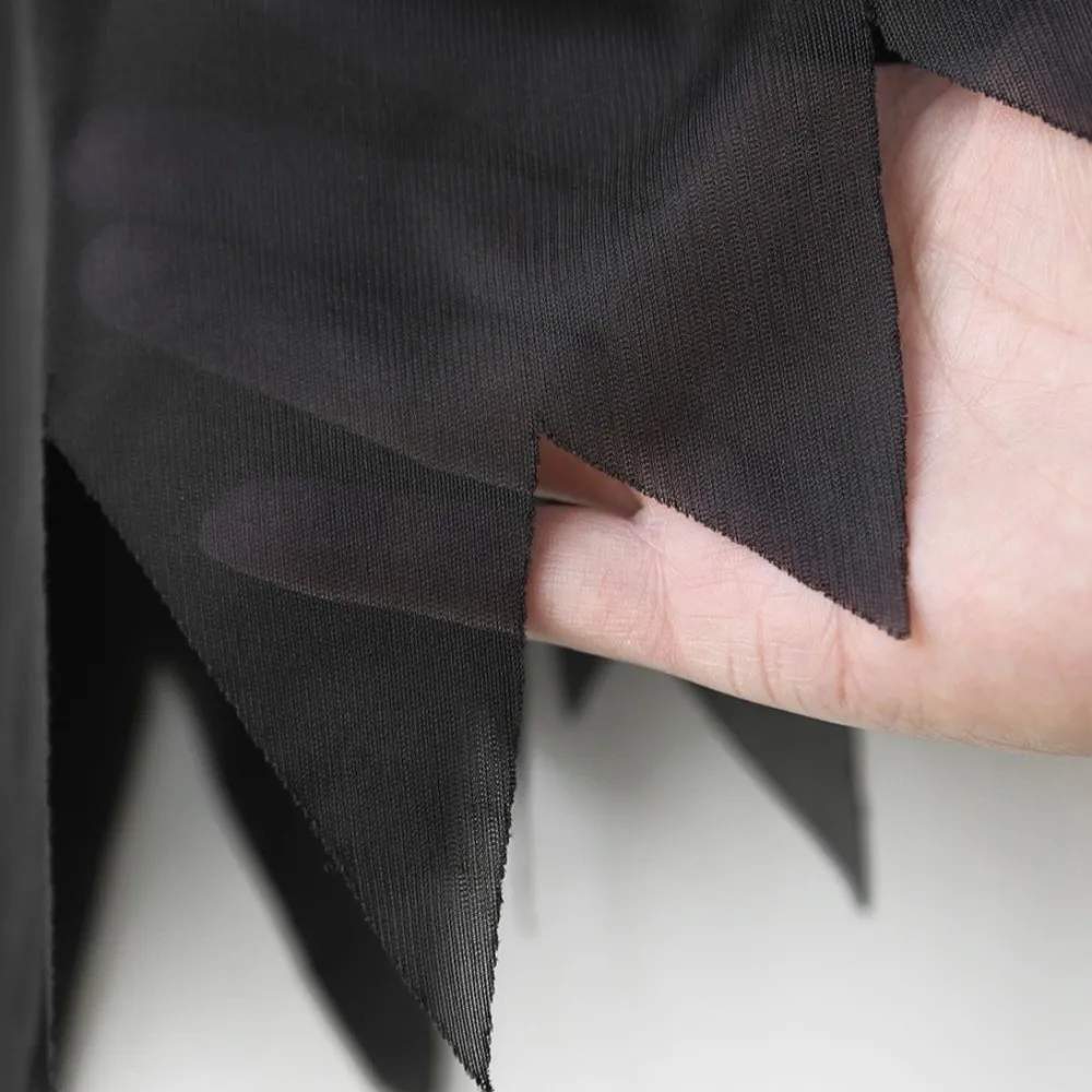 검은 망토 할로윈 박쥐 망토 세트 트릭 오어 티트 눈가리개 어린이 파티 의상 부직포 박쥐 날개 망토 학교 행사