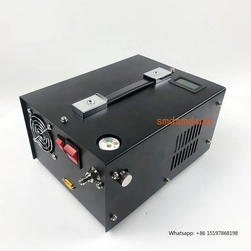 Compresor de Aire Portátil para Buceo, 12V DC, 300 bar, 4500 PSI, Mini Compresor de Aire de Alta Presión para PCP