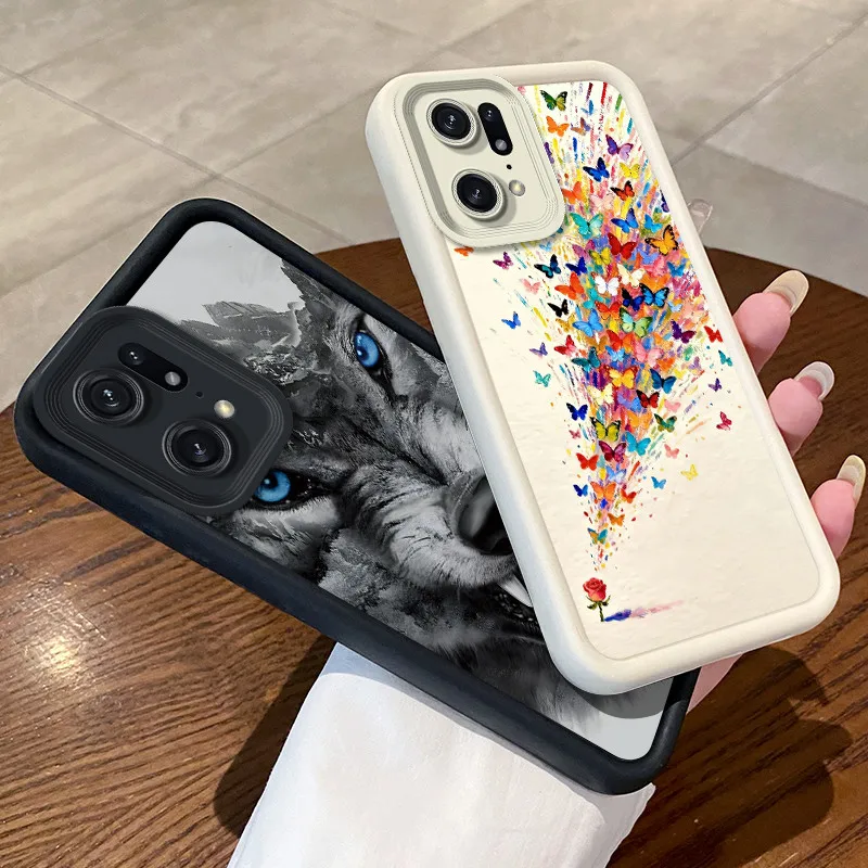 Beautiful Atmospheric Boys Girls Phone Case for OPPO Find X5 Pro FindX5Pro X5Pro 5G Soft Silicone Full Coverage Anti Drop Cover