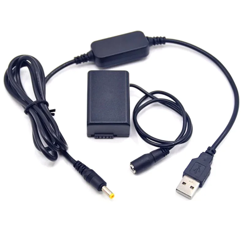 Power Bank 5V USB Adapter Cable + DMW-BMB9 Dummy Battery DMW-DCC6 for Panasonic Lumix DMC-FZ45 FZ47 FZ48 FZ60 FZ70 FZ72 FZ100