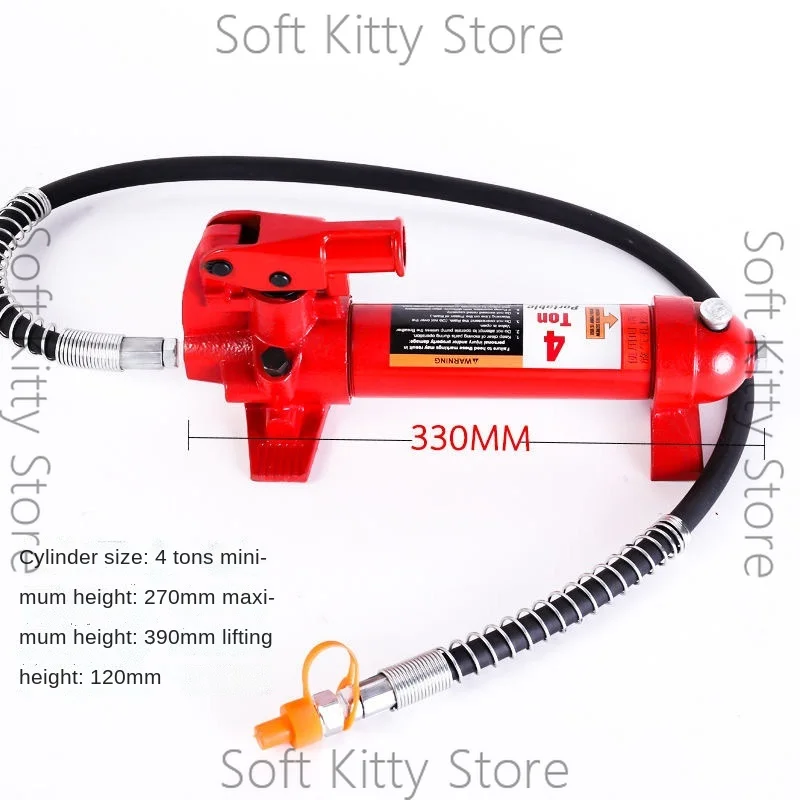 4 Ton Hydraulic Car Jack Portable Manual Lifting Tool Heavy Duty Vehicle Separation Jack for Auto Repair Chassis Maintenance