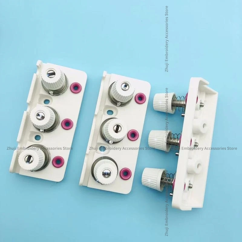 Clamp Assembly Three Needle Thread Frame Assembly Tajima Machine Winding Reel Yarn Trapper Knob Computer Embroidery Machine