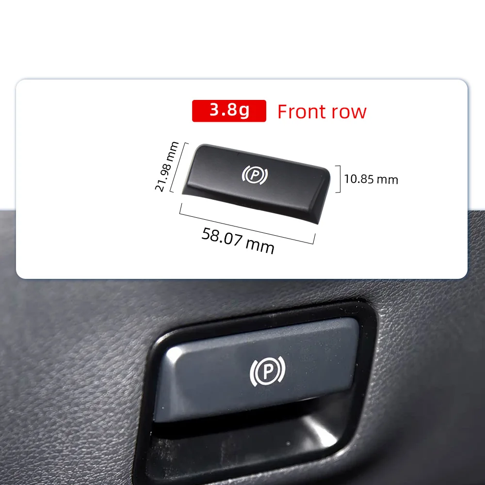 Car Parking Hand Brake Switch P Button Switch Key Cover Handbrake Knob Cap Replacement For Benz ML GL GLA SLK GLE A B class