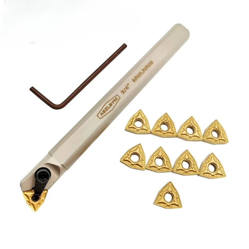 

S20R-MWLNR08 Расточная оправка в токарном станке + 10 шт. WNMG080408 Токарная вставка