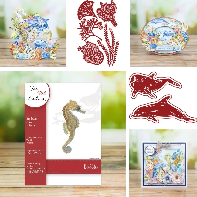 Radiant Reef beauty Metal Cutting Dies Scrapbook Diary Decoration Stencil Embossing Template DIY Greeting Card Handmade 2026 New