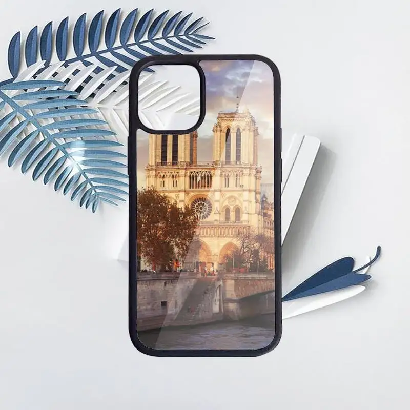 Notre Dame de Paris France Phone Case PC For iphone 14 11 13 12 x xs xr pro max mini plus Luxury shell funda